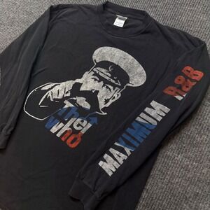 The Who Maximum R&B Mens XL Black Long Sleeve Graphic T Shirt M&O Knits